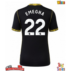 Chelsea Emmanuel Emegha #22 Replica Away Stadium Shirt for Women 2026-27 Short Sleeve